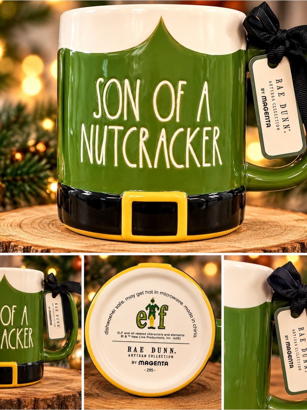 Rae Dunn Son of a Nutcracker Elf Mug